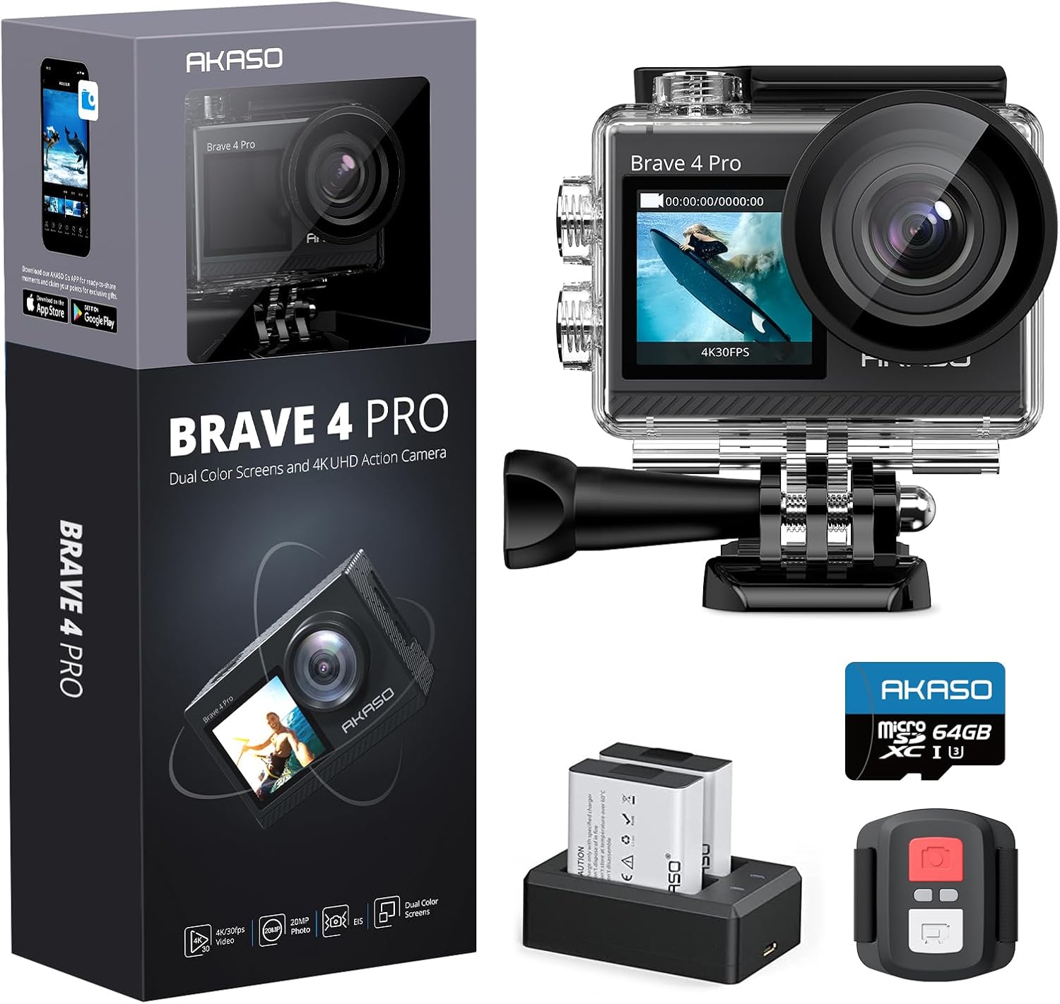 Cámara AKASO Brave 4 Pro